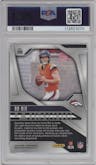 Bo Nix from the 2024 Panini Prizm set graded by PSA and given an overall grade of 10.