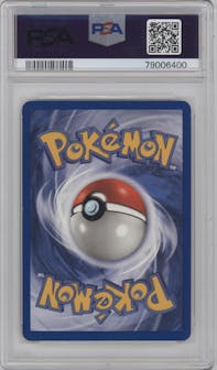 Ekans from the 2000 Pokemon set graded by PSA and given an overall grade of 8.