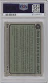 Aaron Judge from the 2023 Topps Heritage set graded by PSA and given an overall grade of 10.