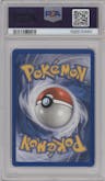 Vaporeon from the 2005 Pokemon EX set graded by PSA and given an overall grade of 9.