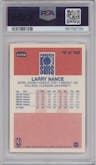 Larry Nance from the 1986-87 Fleer set graded by PSA and given an overall grade of 9.