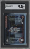 Mookie Betts from the 2024 Topps Chrome set graded by SGC and given an overall grade of 9.5.