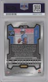 Hendon Hooker from the 2023 Panini Prizm set featuring a Purple Wave parallel graded by PSA and given an overall grade of 10.