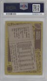 Warren Moon from the 1986 Topps set graded by PSA and given an overall grade of 9.