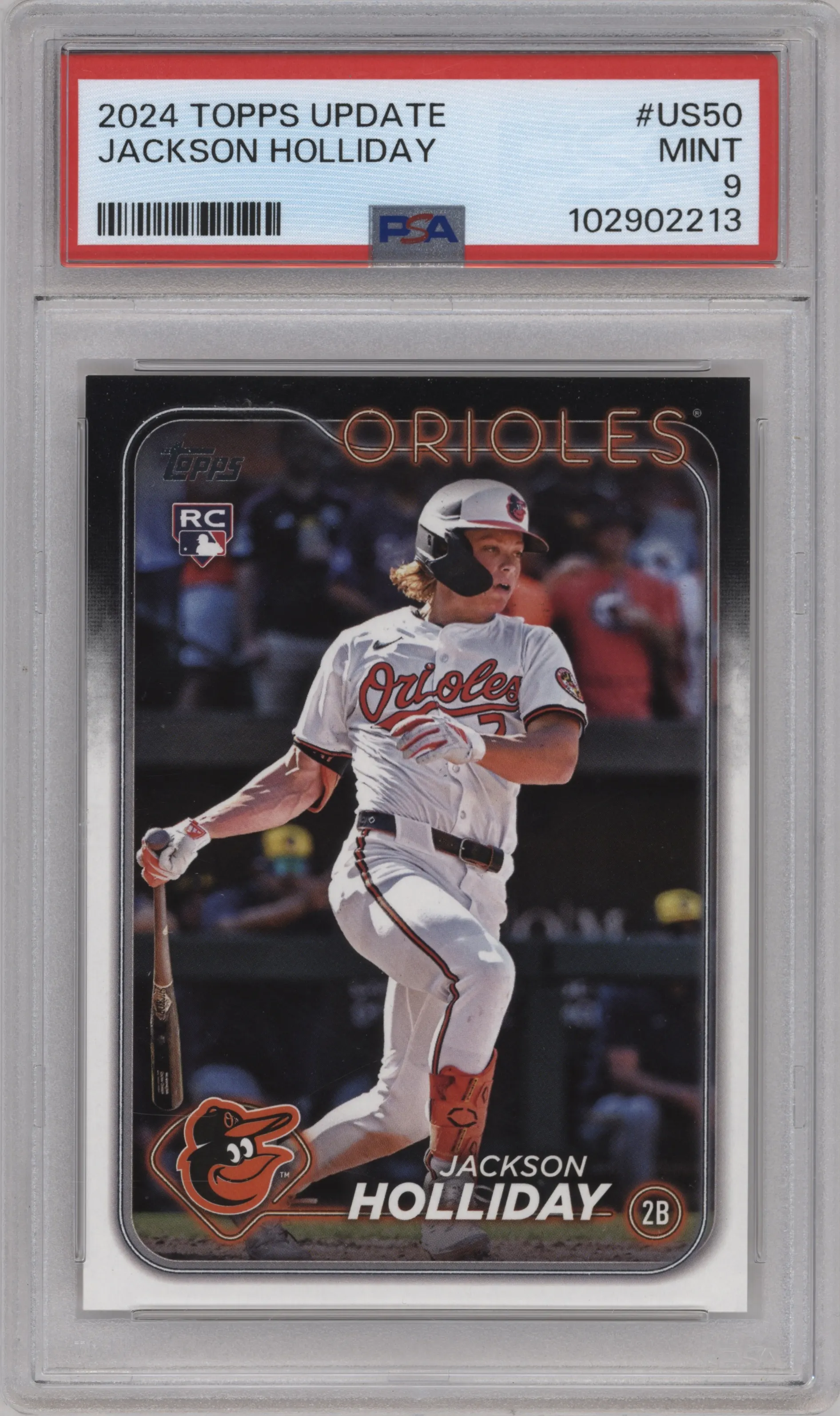 2024 Topps Update Jackson Holliday PSA 9