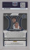 Anthony Edwards from the 2020-21 Panini Prizm set featuring a Silver Prizm parallel graded by PSA and given an overall grade of 10.