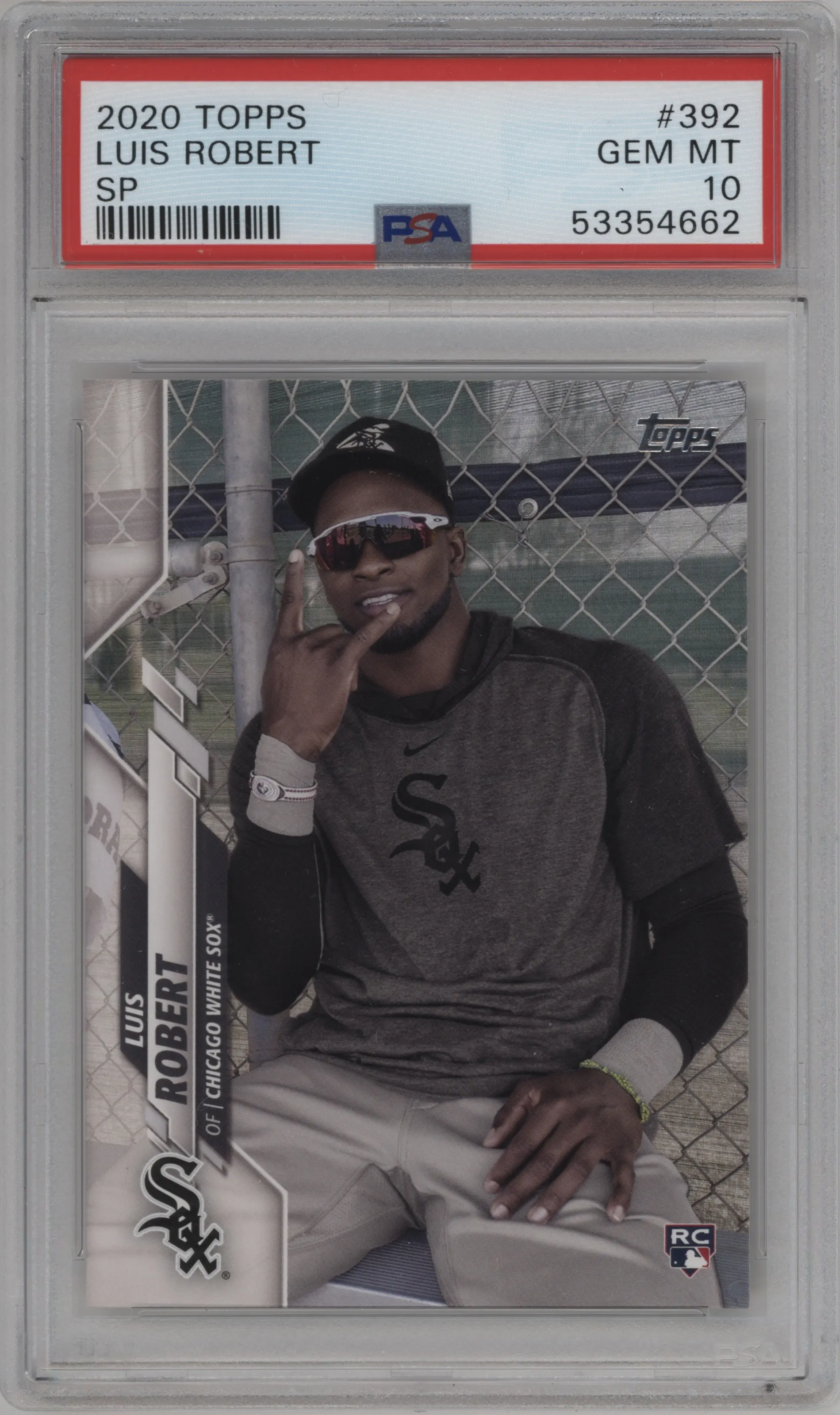 2020 Topps Series 2 SP Luis Robert PSA 10