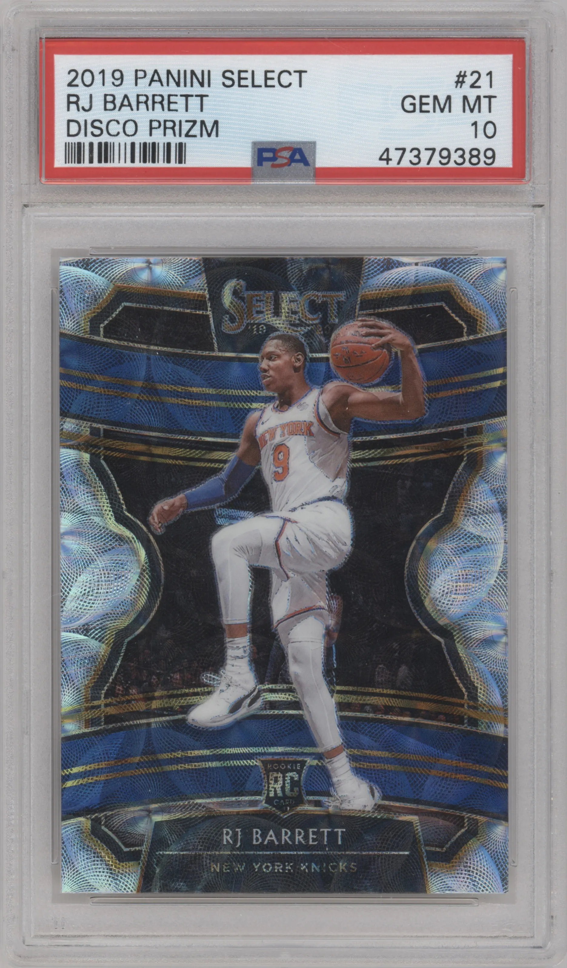 2019 Panini Select RJ Barrett Scope #21 PSA 10