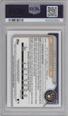 Luke Adams from the 2024 Bowman set graded by PSA and given an overall grade of 9.