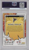 Michael Penix Jr. from the 2024 Donruss set graded by PSA and given an overall grade of 10.