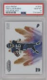 Treylon Burks from the 2022 Panini Prizm set graded by PSA and given an overall grade of 10.