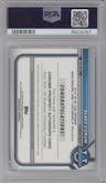 Blake Corum from the 2021-22 Bowman University set graded by PSA and given an overall grade of 10.