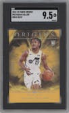 Isaiah Collier from the 2024-25 Panini Origins set featuring a Gold parallel graded by SGC and given an overall grade of 9.5.