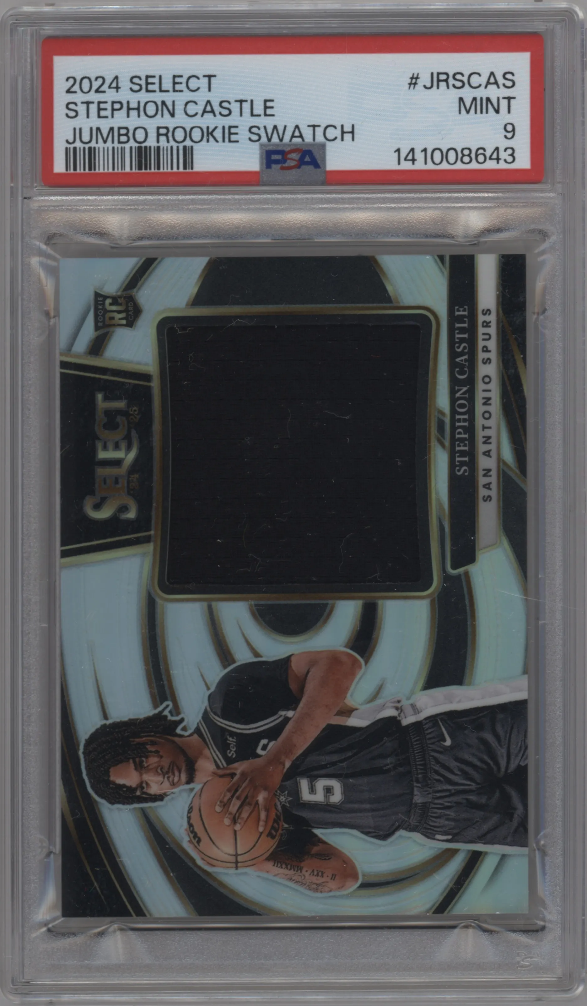 2024 Panini Select Jmb.Rke.Swch Stephon Castle #JRS-CAS PSA 9