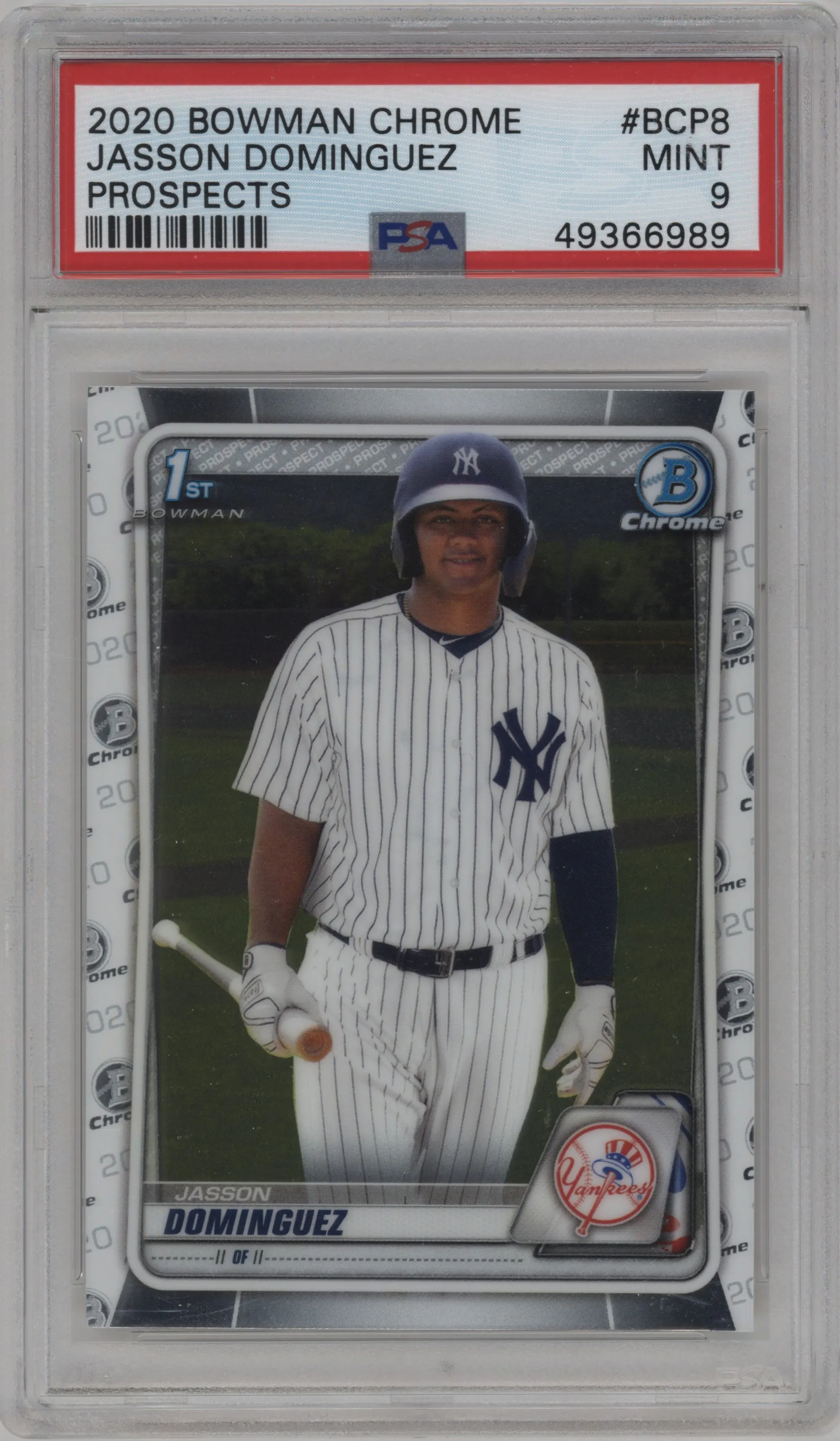 2020 Bowman Chr.Pros. Jasson Dominguez PSA 9