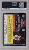 Michael Jordan from the 1992-93 Topps Archives set graded by PSA and given an overall grade of 9.