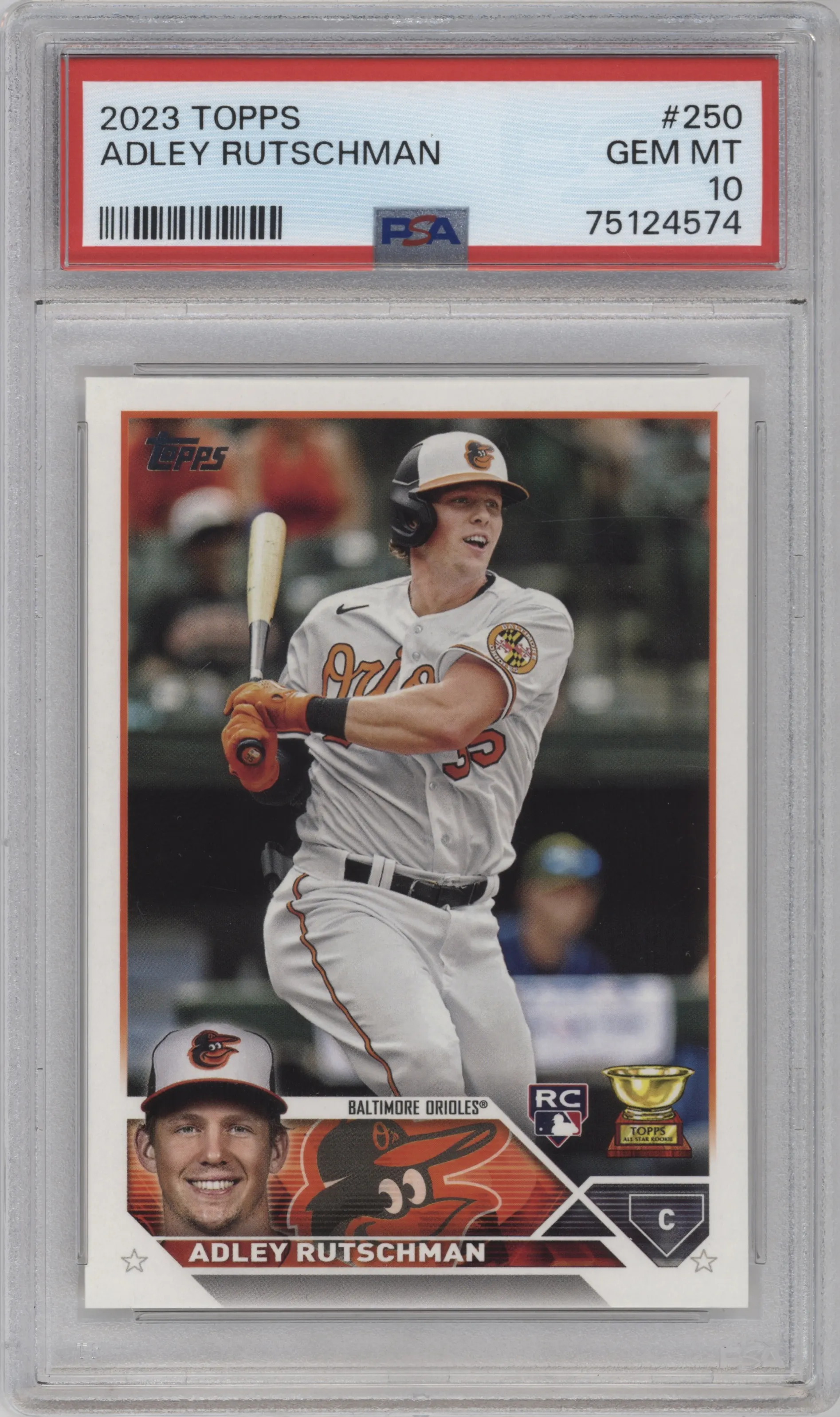 2023 Topps Series 1 Adley Rutschman PSA 10