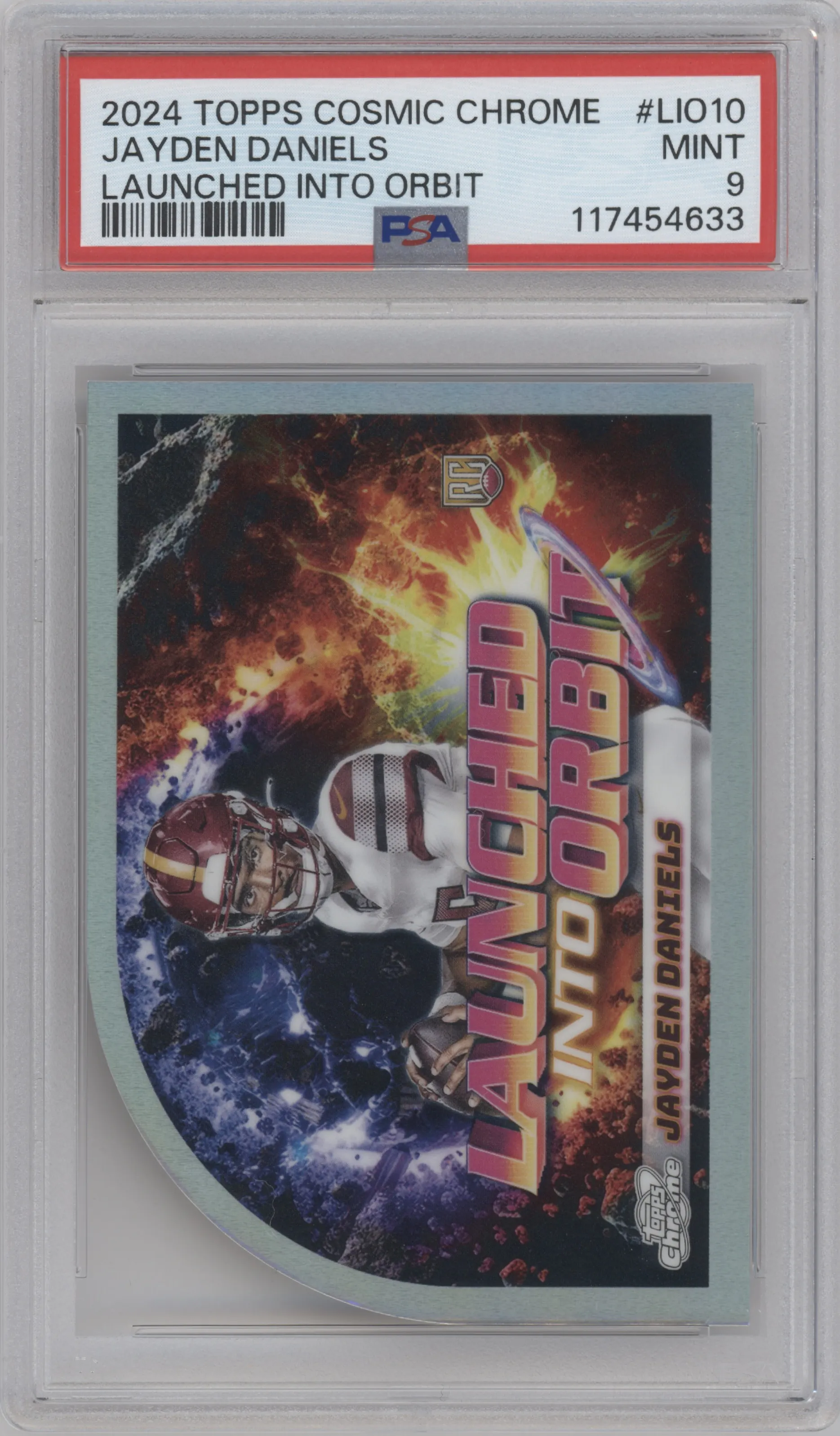 2024 Topps Cosmic Chrome Launched Into Orbit Jayden Daniels #LIO-10 PSA 9