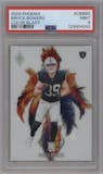 Brock Bowers from the 2024 Panini Phoenix set graded by PSA and given an overall grade of 9.