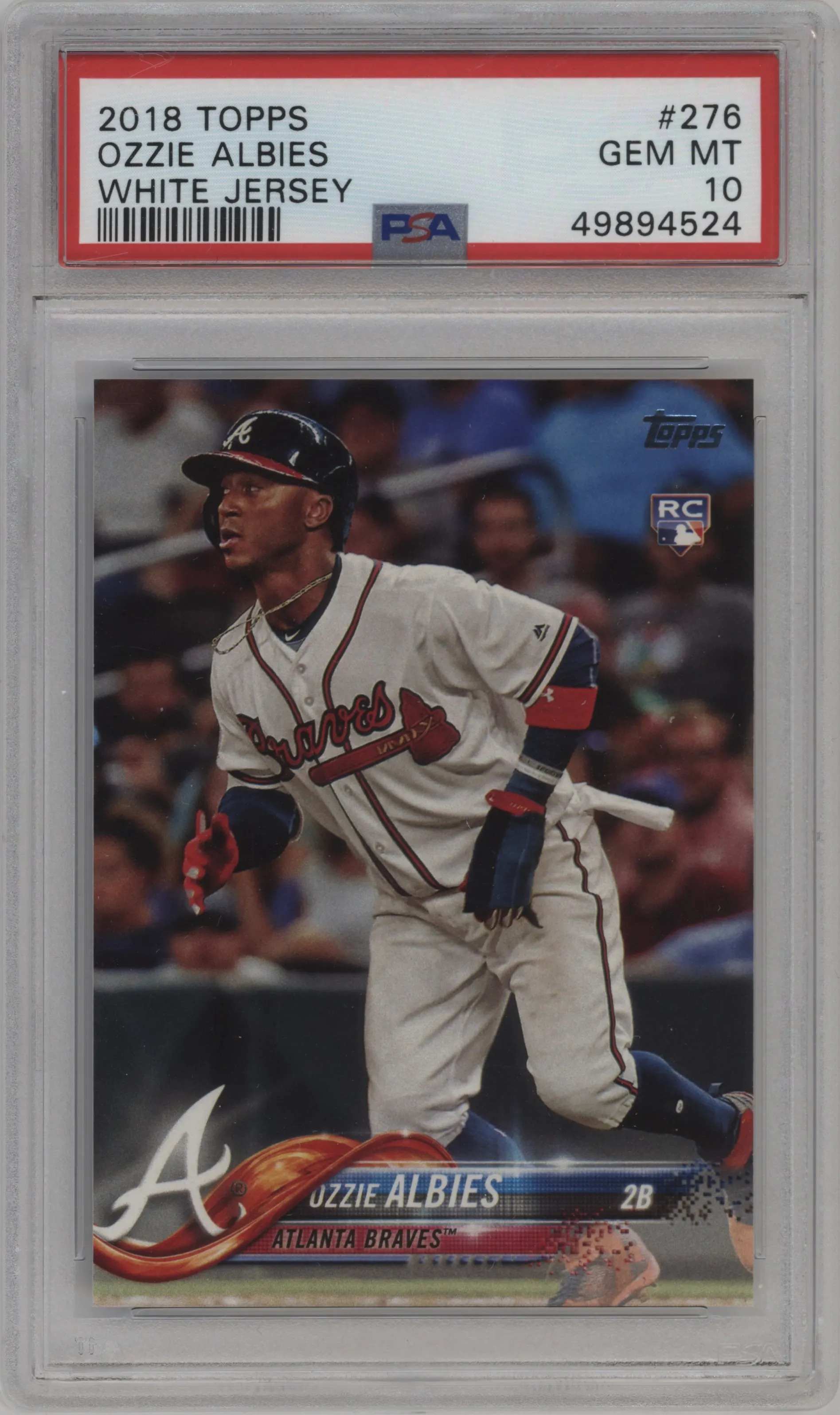 2018 Topps Series 1 Ozzie Albies #276 PSA 10
