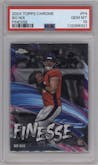 Bo Nix from the 2024 Topps Chrome set graded by PSA and given an overall grade of 10.