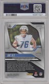 Joe Alt from the 2024 Panini Prizm set featuring a Choice Red Prizm parallel graded by PSA and given an overall grade of 9.