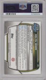 Kel'el Ware from the 2022-23 Bowman University Chrome set featuring a Refractor parallel graded by PSA and given an overall grade of 9.