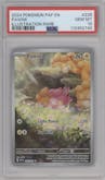 Pawmi from the 2024 Pokemon SV set graded by PSA and given an overall grade of 10.