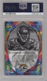 Leonard Fournette from the 2017 Panini Prizm set graded by PSA and given an overall grade of 10.