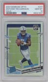 Anthony Richardson from the 2023 Donruss Optic set featuring a Holo parallel graded by PSA and given an overall grade of 10.
