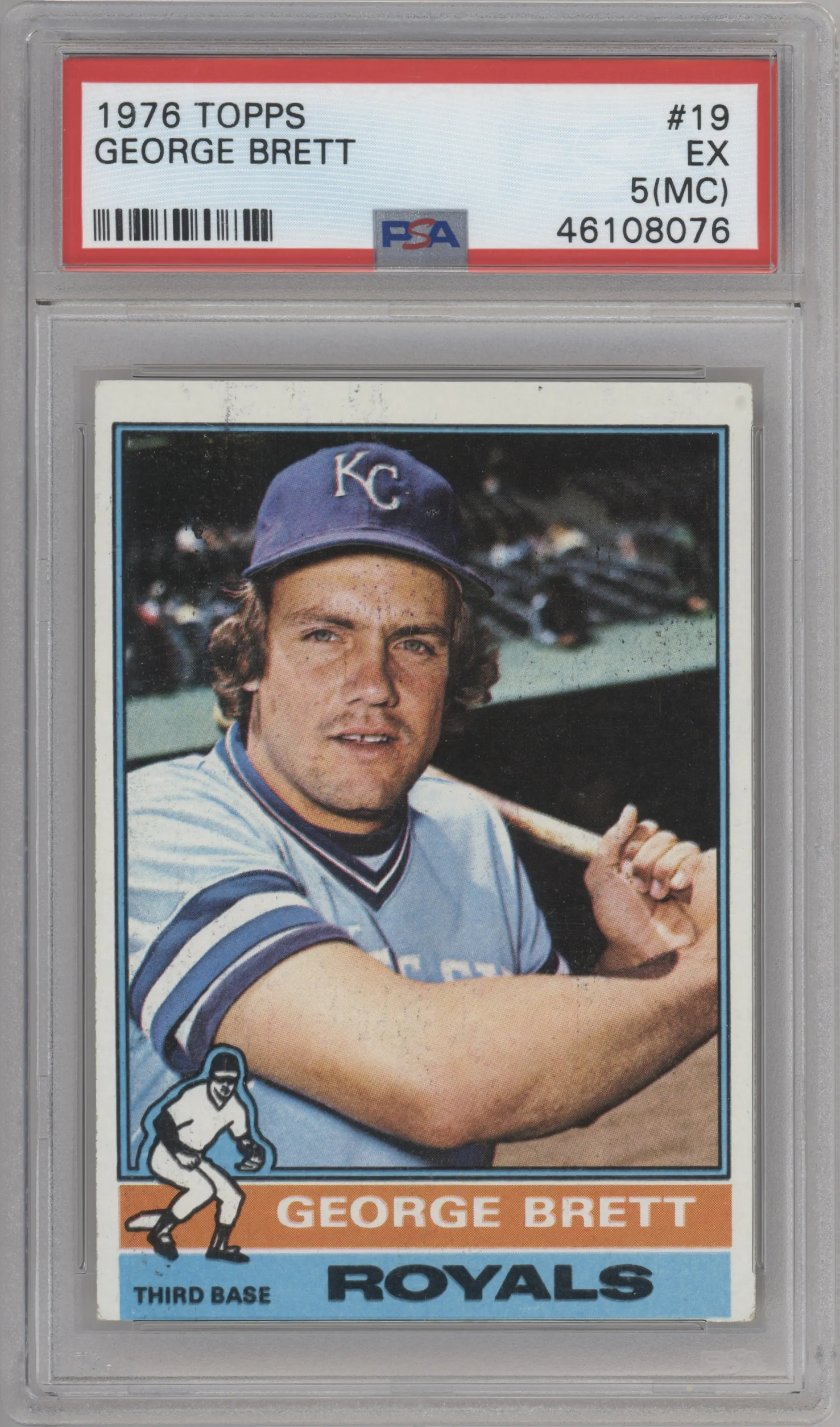 1976 Topps George Brett PSA 5