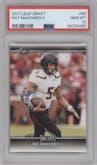 Pat Mahomes II from the 2017 Leaf Draft set graded by PSA and given an overall grade of 10.