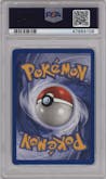 Larvitar from the 2004 Pokemon EX set graded by PSA and given an overall grade of 8.