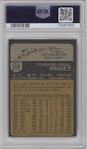 Tony Perez from the 1973 Topps set graded by PSA and given an overall grade of 6.