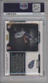 Malik Willis from the 2022 Panini Obsidian set graded by PSA and given an overall grade of 9.