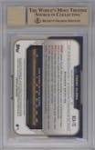 Trent Clark from the 2015 Bowman Draft set graded by Beckett and given an overall grade of 9.5.