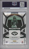 Garrett Wilson from the 2022 Panini Certified set featuring a Mirror Purple Etch parallel graded by PSA and given an overall grade of 9.