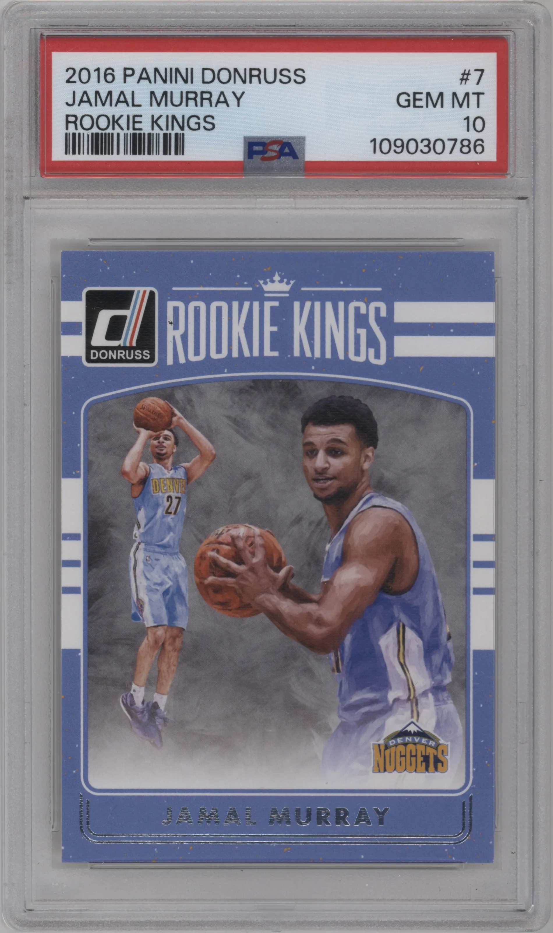 2016 Panini Donruss Rookie Kings Jamal Murray #7 PSA 10