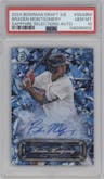 Braden Montgomery from the 2024 Bowman Draft Sapphire Edition set graded by PSA and given an overall grade of 10.