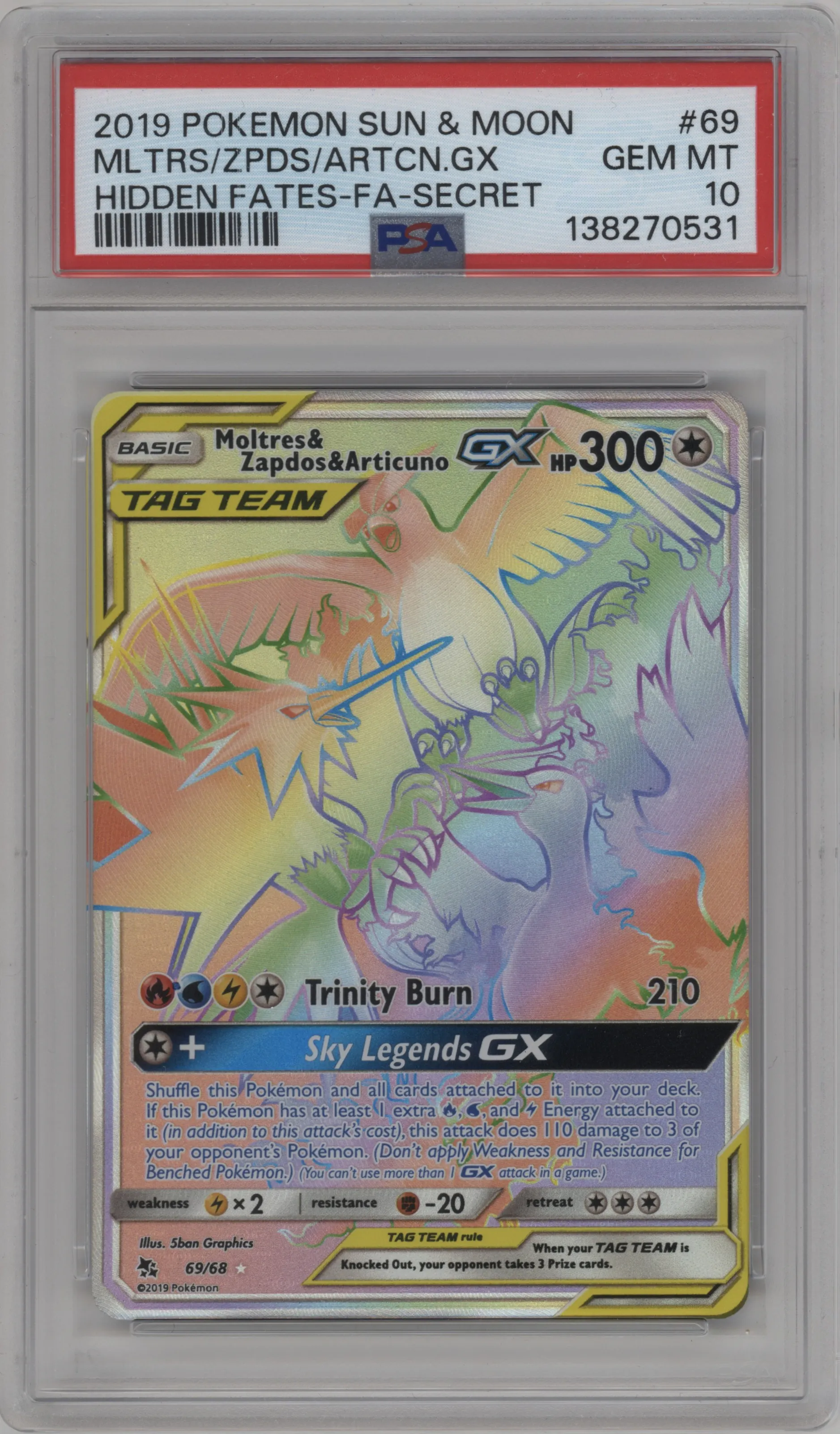 Moltres/Zapdos/Articuno GX