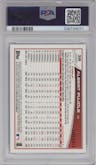 Albert Pujols from the 2013 Topps Opening Day set featuring a Blue Opening Day Edition parallel graded by PSA and given an overall grade of 10.
