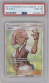 Ilima from the 2017 Pokemon S&M set graded by PSA and given an overall grade of 10.