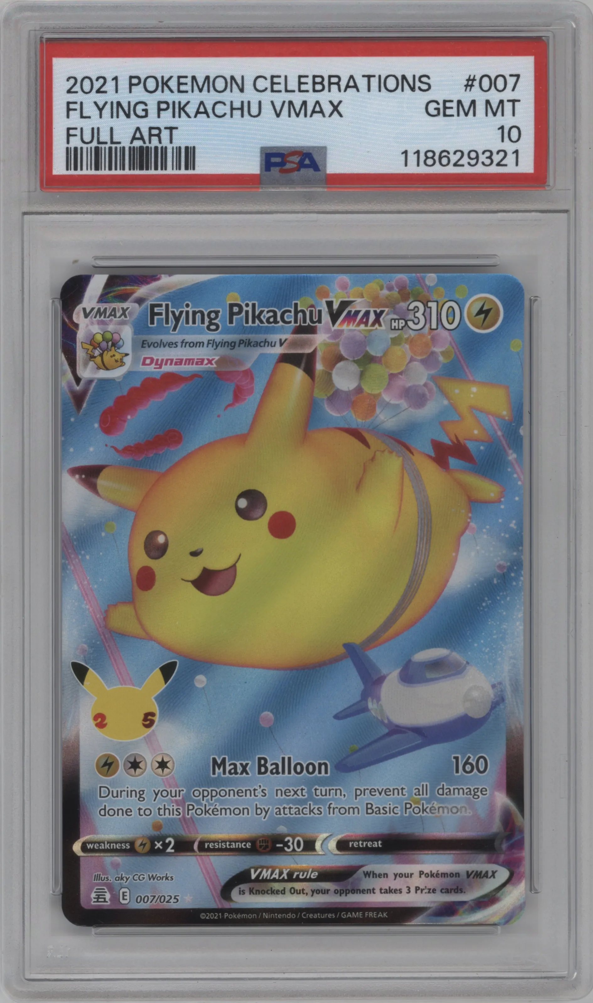 Flying Pikachu VMAX