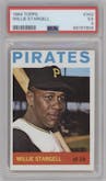 Willie Stargell from the 1964 Topps set graded by PSA and given an overall grade of 5.