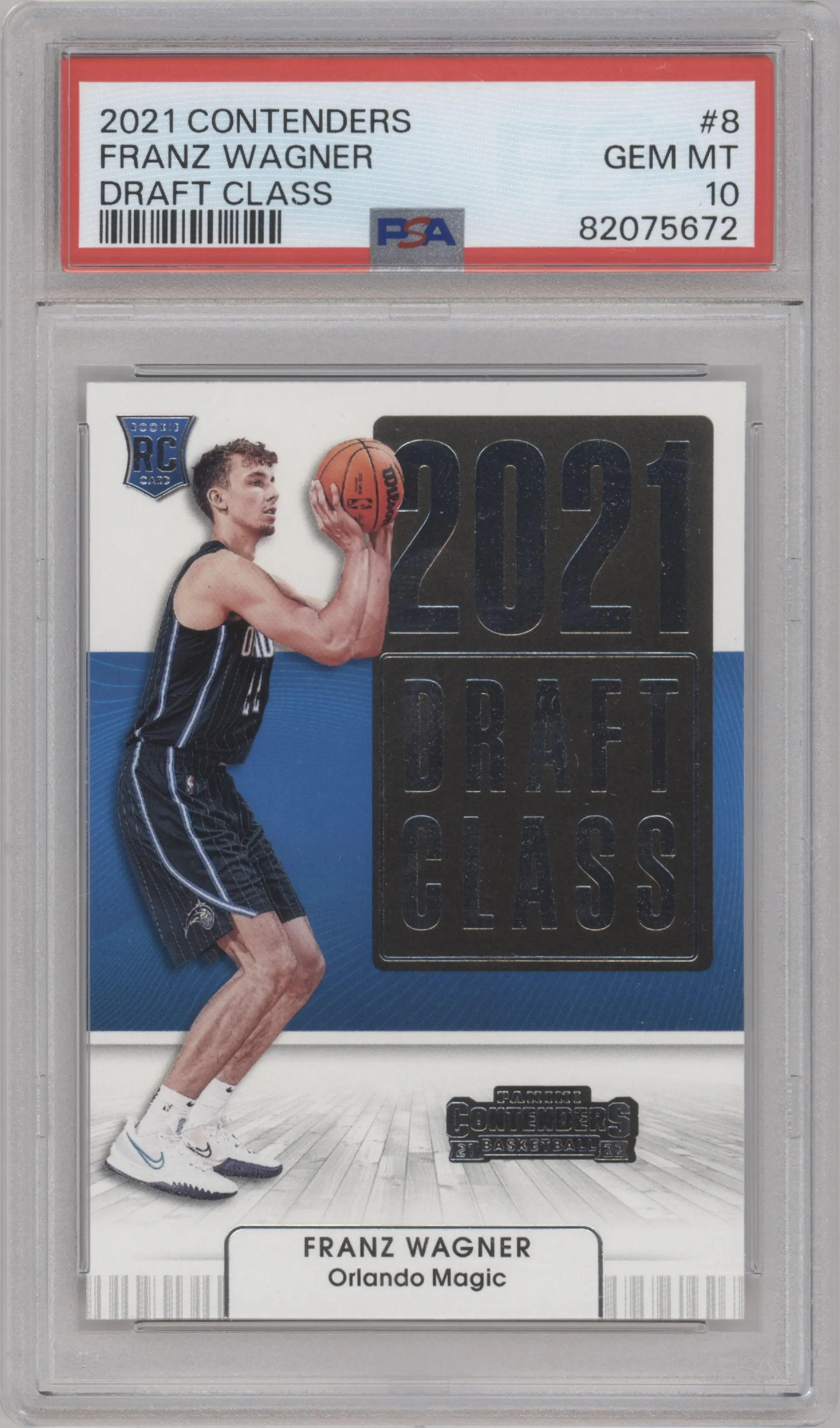 2021 Panini Contenders 2021 Draft Class Franz Wagner #8 PSA 10