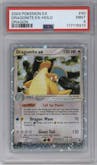 Dragonite EX from the 2003 Pokemon EX set graded by PSA and given an overall grade of 9.