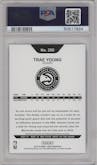 Trae Young from the 2018-19 Panini NBA Hoops  set graded by PSA and given an overall grade of 10.