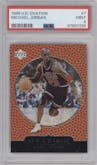 Michael Jordan from the 1998-99 Upper Deck Ovation set graded by PSA and given an overall grade of 9.