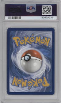 Mew ex from the 2024 Pokemon SV set graded by PSA and given an overall grade of 10.