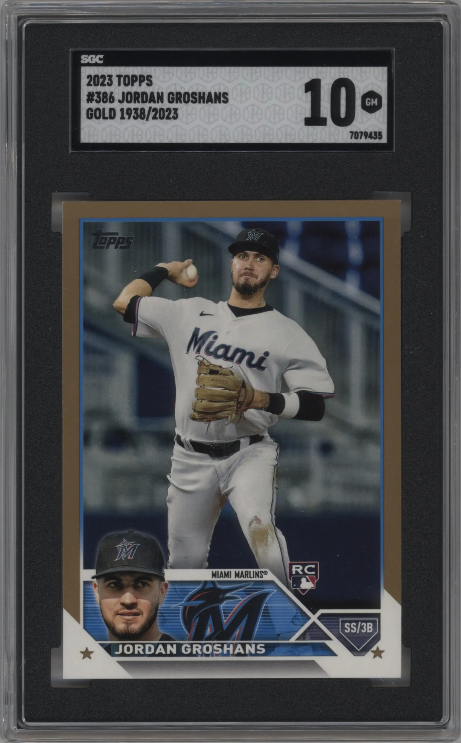 2023 Topps Series 2 Jordan Groshans Gold SGC 10